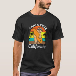 Santa Cruz California CA Retro Surfer 8 T-shirt