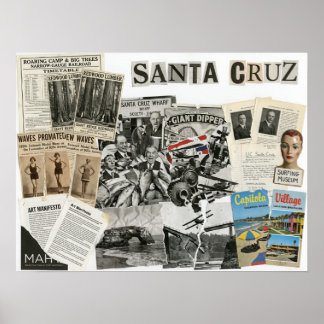 Santa Cruz California College – Protestkunst Poster