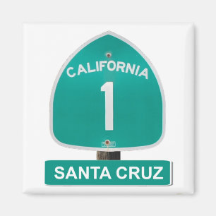 Santa Cruz California Highway 1 Magnet Magneet
