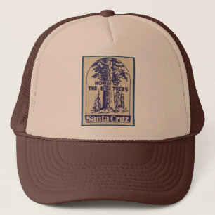 Santa Cruz California - Huis van de Big Trees Trucker Pet