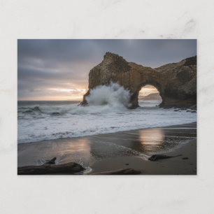 Santa Cruz California Natural Bridges-boog Briefkaart