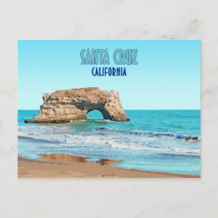 Santa Cruz California Natural Bridges State Beach Briefkaart