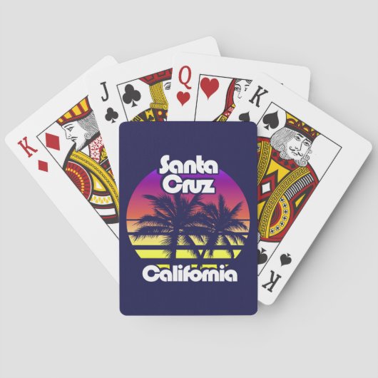 Santa Cruz California Pokerkaarten (Achterkant)