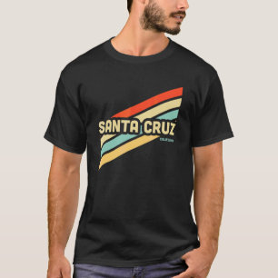 Santa Cruz California Retro Sunset Design T-shirt