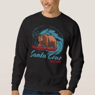 Santa Cruz California Retro Surfing Vintage Trui