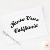 Santa Cruz California Sticker (Envelop)
