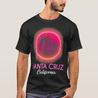 Santa Cruz California Sunset 70s Surfer Summer T-shirt