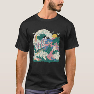 Santa Cruz California Surf Reizen T-shirt
