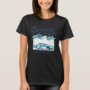 Santa Cruz California Surf Van Surfen  Pre T-shirt