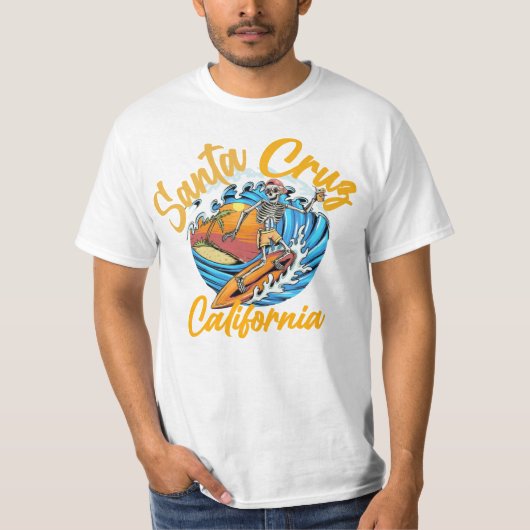 Santa Cruz, California T-shirt (Voorkant)