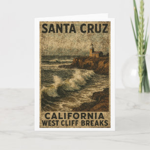 Santa Cruz California West Cliff Steamer Lane Kaart