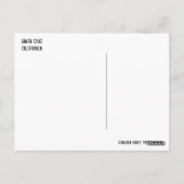 Santa Cruz, Californië Briefkaart (Achterkant)