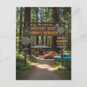 Santa Cruz Californië The Mystery Spot Briefkaart