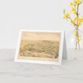 Santa Cruz, carte panoramique de CA (1586A) - (Fleur jaune)