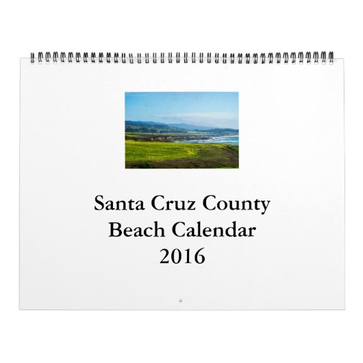 Santa Cruz County Beach Calendar 2016 Kalender (Hoes)