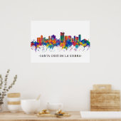 Santa Cruz de la Sierra Bolivia Skyline Poster (Keuken)