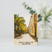 Santa Cruz de Tenerife olieverf Briefkaart (Staand voorkant)