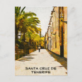 Santa Cruz de Tenerife olieverf Briefkaart (Voorkant)
