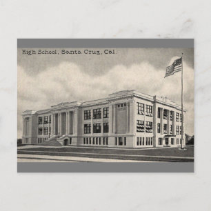Santa Cruz High School  Briefkaart
