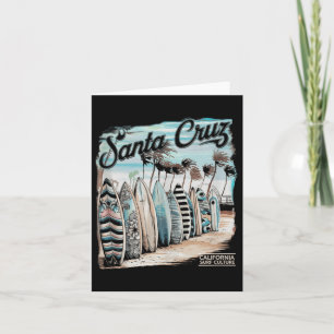 Santa Cruz Mannen Vrouwen Californië Retro Sunset Kaart