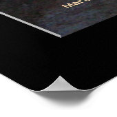 "Santa Cruz Mountain Road" Poster (Hoek)