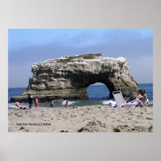 Santa Cruz Natural Bridges Print (Voorkant)
