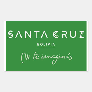 Santa Cruz ni te imaginas Rechthoekige Sticker