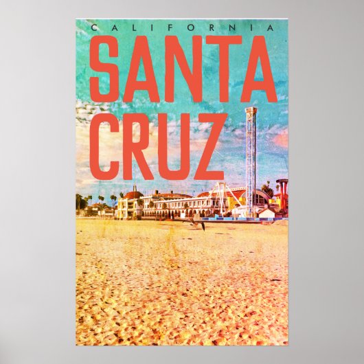  Santa Cruz-reisposter Poster (Voorkant)