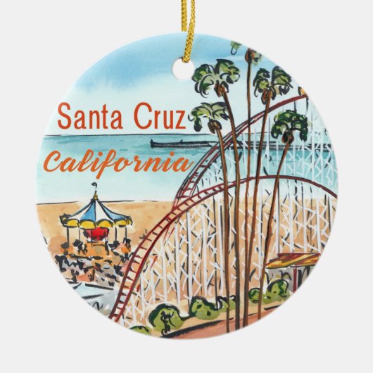 Santa Cruz Roller Coaster Ornament (Voorkant)