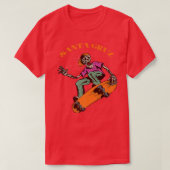 Santa Cruz Skeleton Skateboarder T-shirt (Design voorkant)