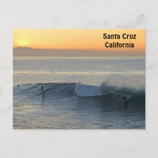 Santa Cruz Surfing op het Briefkaart Sunrise