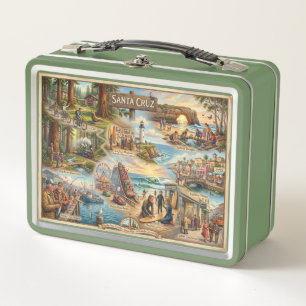 Santa Cruz Vibe-kaart – Culturele kustkunstprint