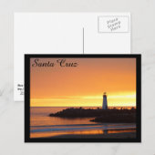 Santa Cruz vuurtoren Briefkaart (Voorkant / Achterkant)