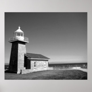 Santa Cruz vuurtoren Poster