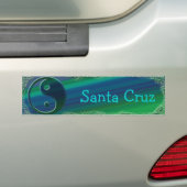 Santa Cruz Yin/Yang-Bumpersticker Bumpersticker (Op auto)