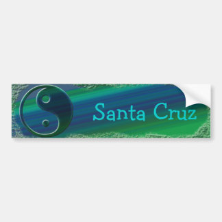 Santa Cruz Yin/Yang-Bumpersticker Bumpersticker