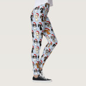 Santa Dachshunds Schattige Wiener Dogs Christmas Leggings (Rechts)
