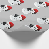Santa Dalmatian Cadeaupapier (Hoek)