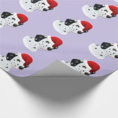 Santa Dalmatian Cadeaupapier (Hoek)