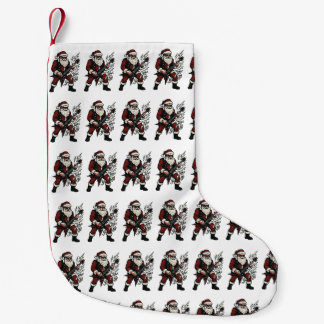 Santa définit de bonnes chaussettes de Noël