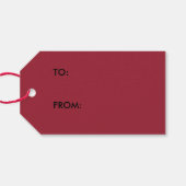 Santa Delivers Gift-Labels Cadeaulabel (Achterkant Horizontaal)