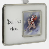 Santa Delivers Ornament (Rechts)