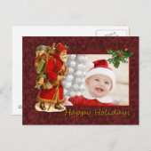 Santa  Design Feestdagenkaart (Voorkant / Achterkant)