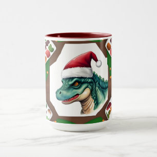 Santa Dinosaur Mok