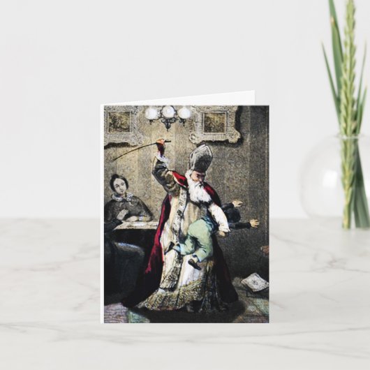 Santa Disciplines Kind Kerst Kaart (Voorkant)