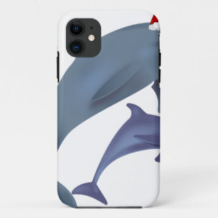 Santa dolphins iPhone 11 hoesje