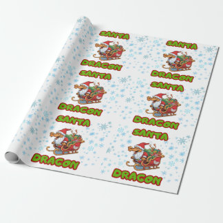 Santa Dragon Wrap Cadeaupapier