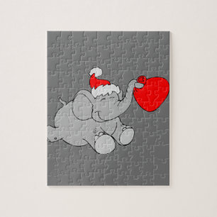 Santa Elephant Legpuzzel
