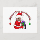 Santa Elf Baby T-shirts en cadeaus Feestdagenkaart (Voorkant)