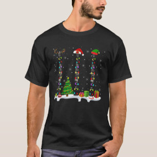 Santa Elf Reindeer Clarinet Xmas Lichte Musical In T-shirt